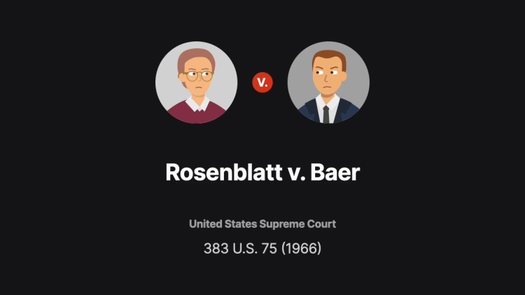 Rosenblatt v. Baer
