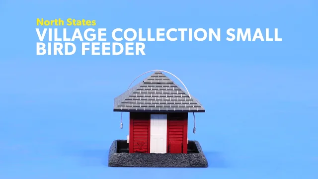 North States Village Collection Around Town-Birdfeeder-Blue Cottage 