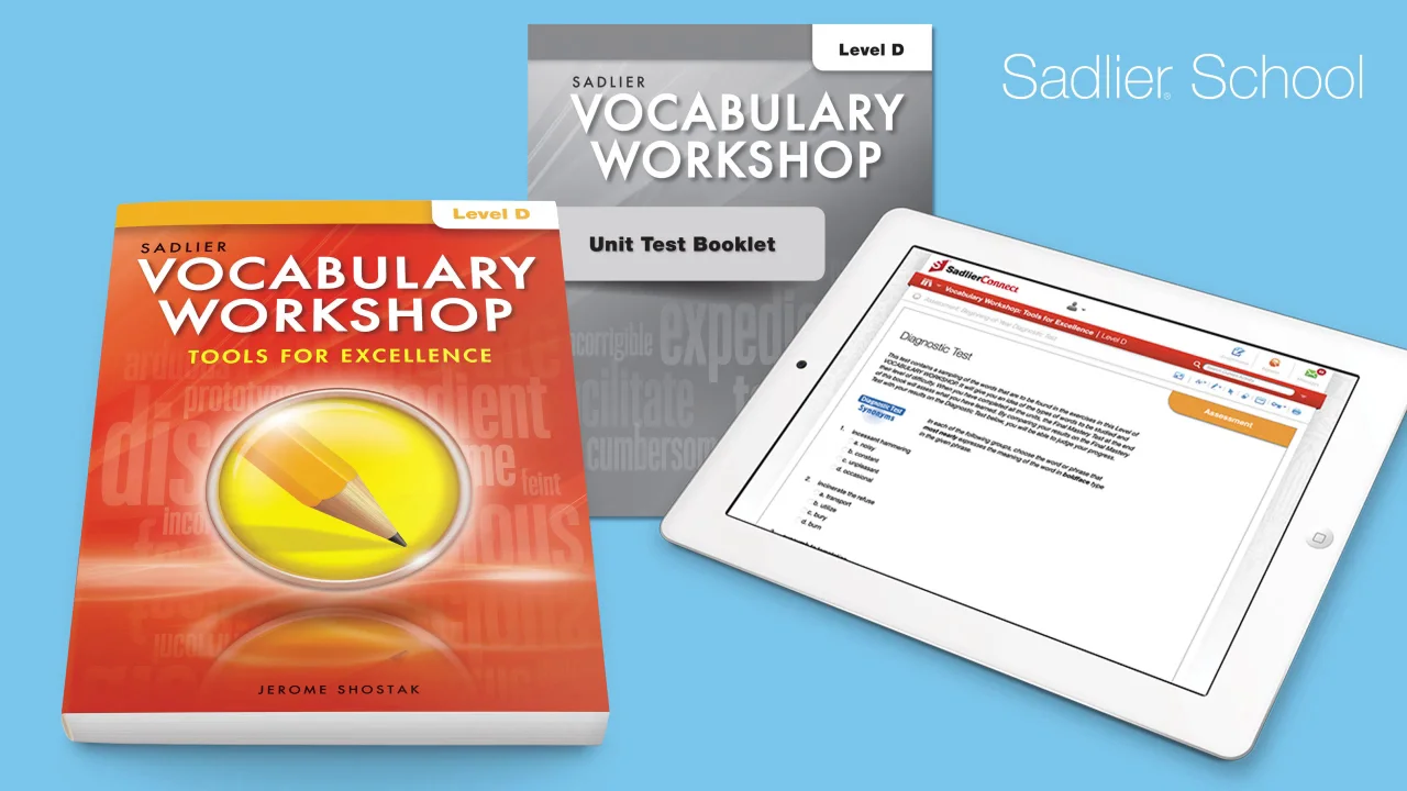 Vocabulary Workshop, Tools for Excellence Experience