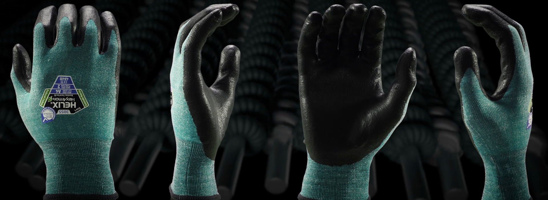 Helix 3055 - Bamboo Gloves - HexArmor