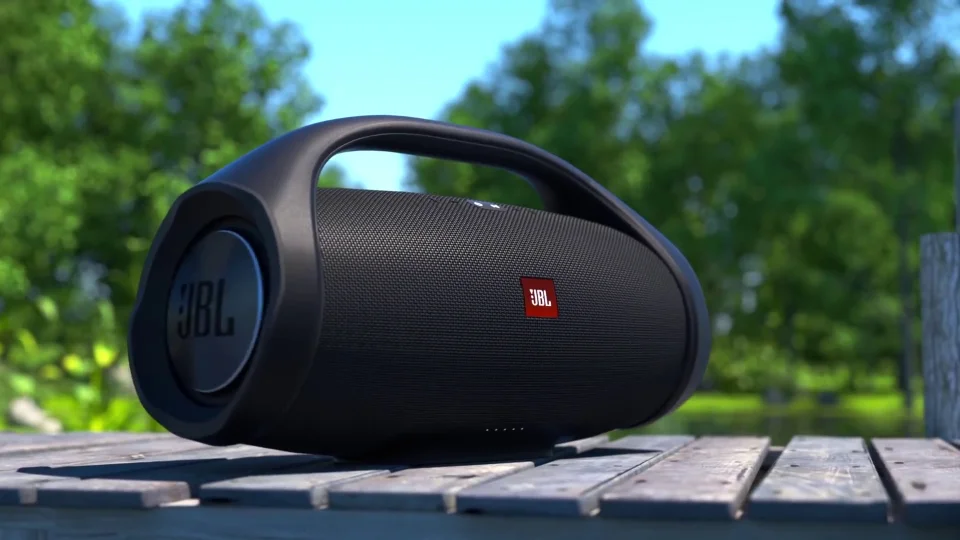 JBL JBLBOOMBOXBLKAS Boombox Portable Bluetooth Speaker Black