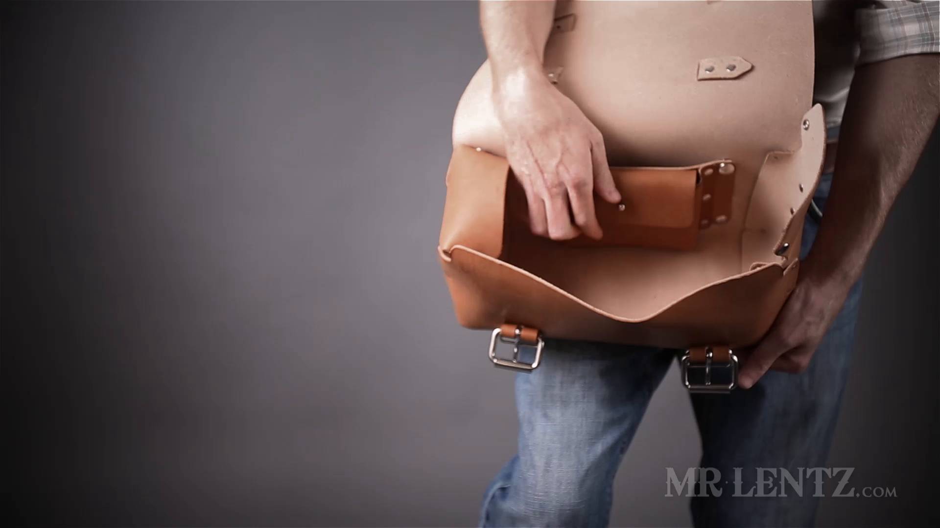 Leather Day Bag - Leather Work Bag | Mr. Lentz Shop