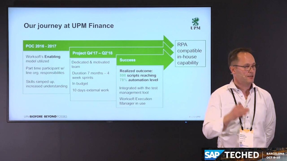 UPM Ensures Business Processes with Continuous Automation