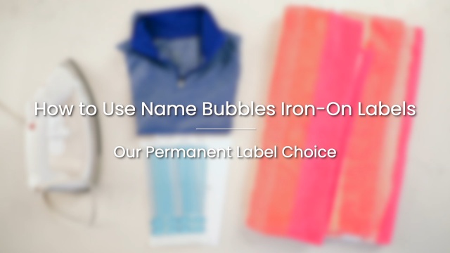Camp Labels for Clothes: Crystal Prism Name Labels