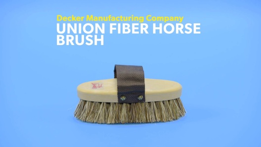 Decker Pony Brush Green White