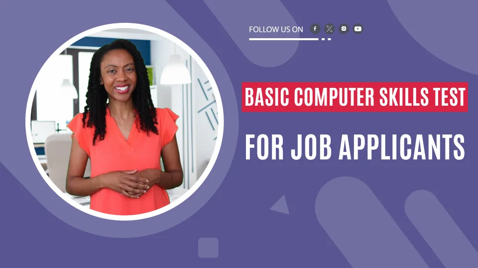 Computer Skills Test for Job Applicants | Try for Free