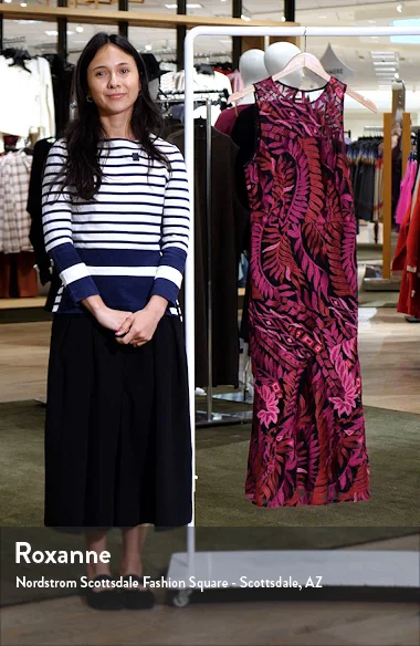 Sam Edelman Laurel Leaf Embroidered Midi Dress Nordstromrack