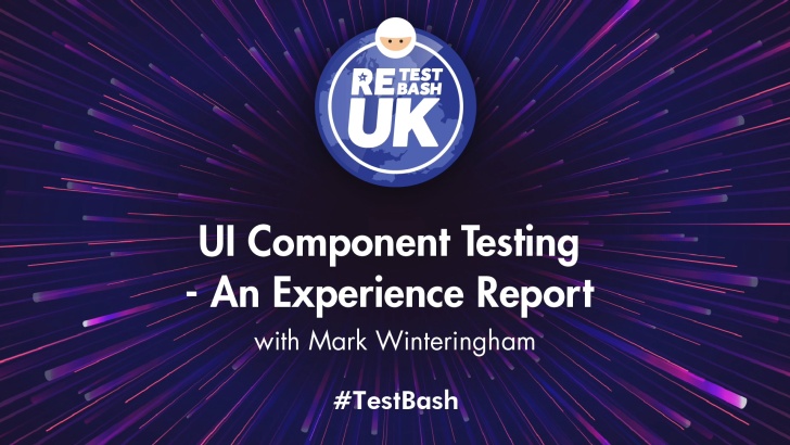 UI Component Testing - An Experience Report