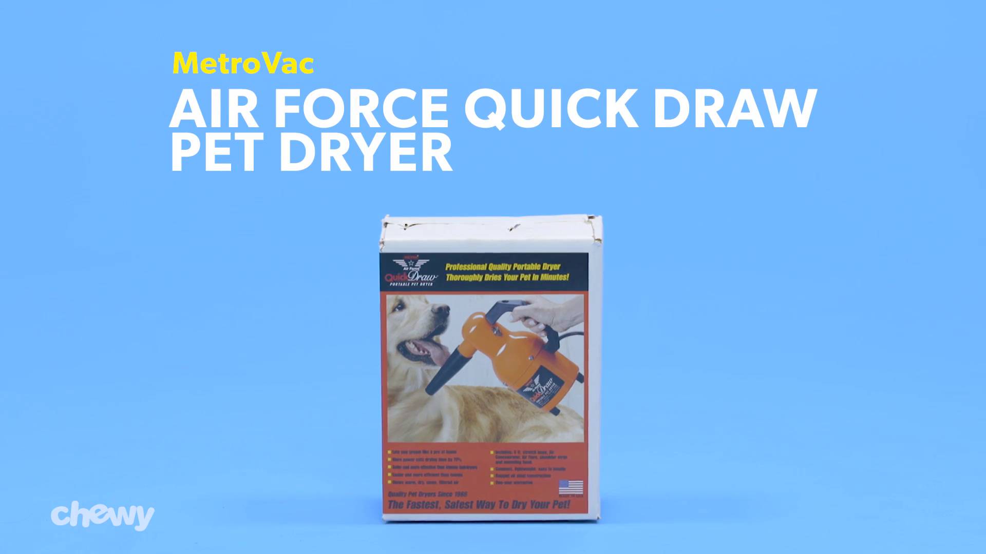 Metro air force sales quick draw dryer