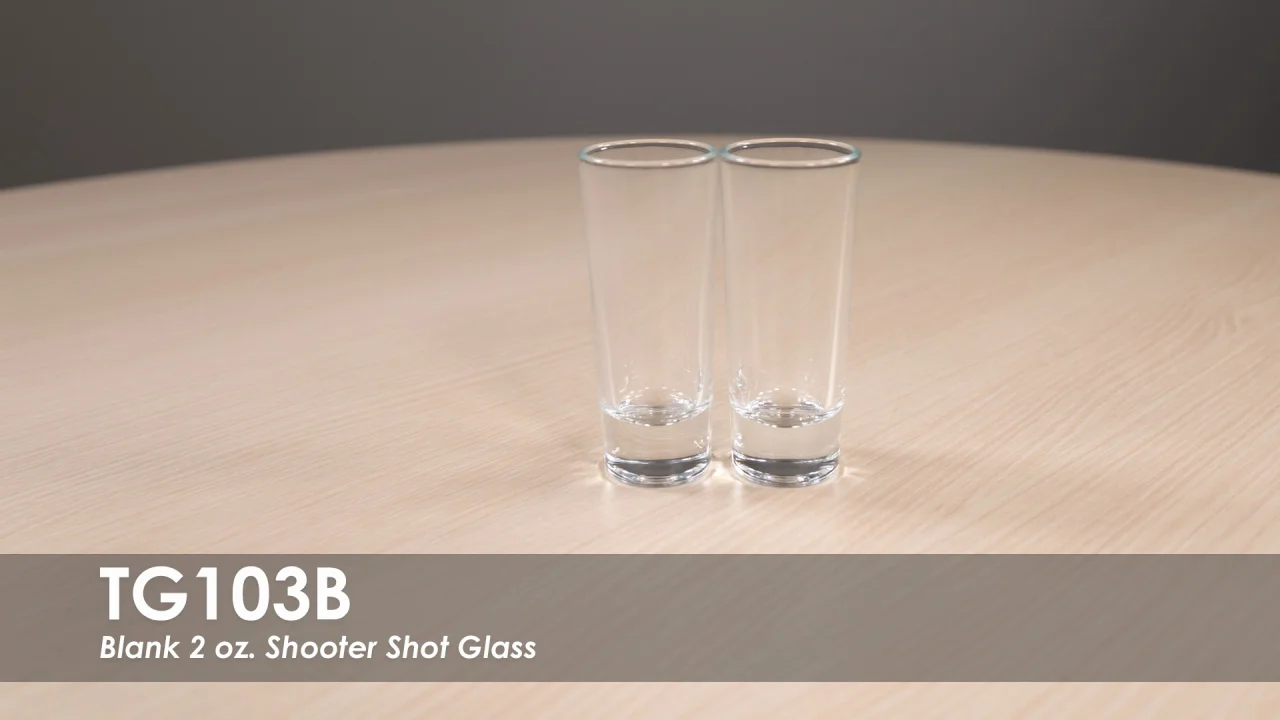 216 Blank Shooter Glasses 2 oz Clear Tall Shot Glass Bulk Heat Transfer Glassware Screen top Printing DIY Crafts