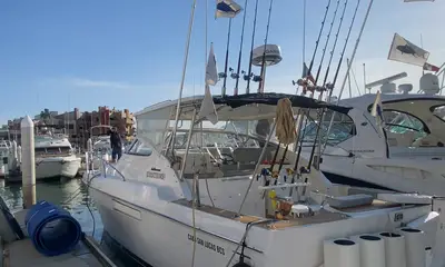 Excellent fishing day with our new frien