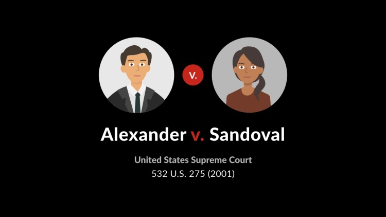 Alexander v. Sandoval