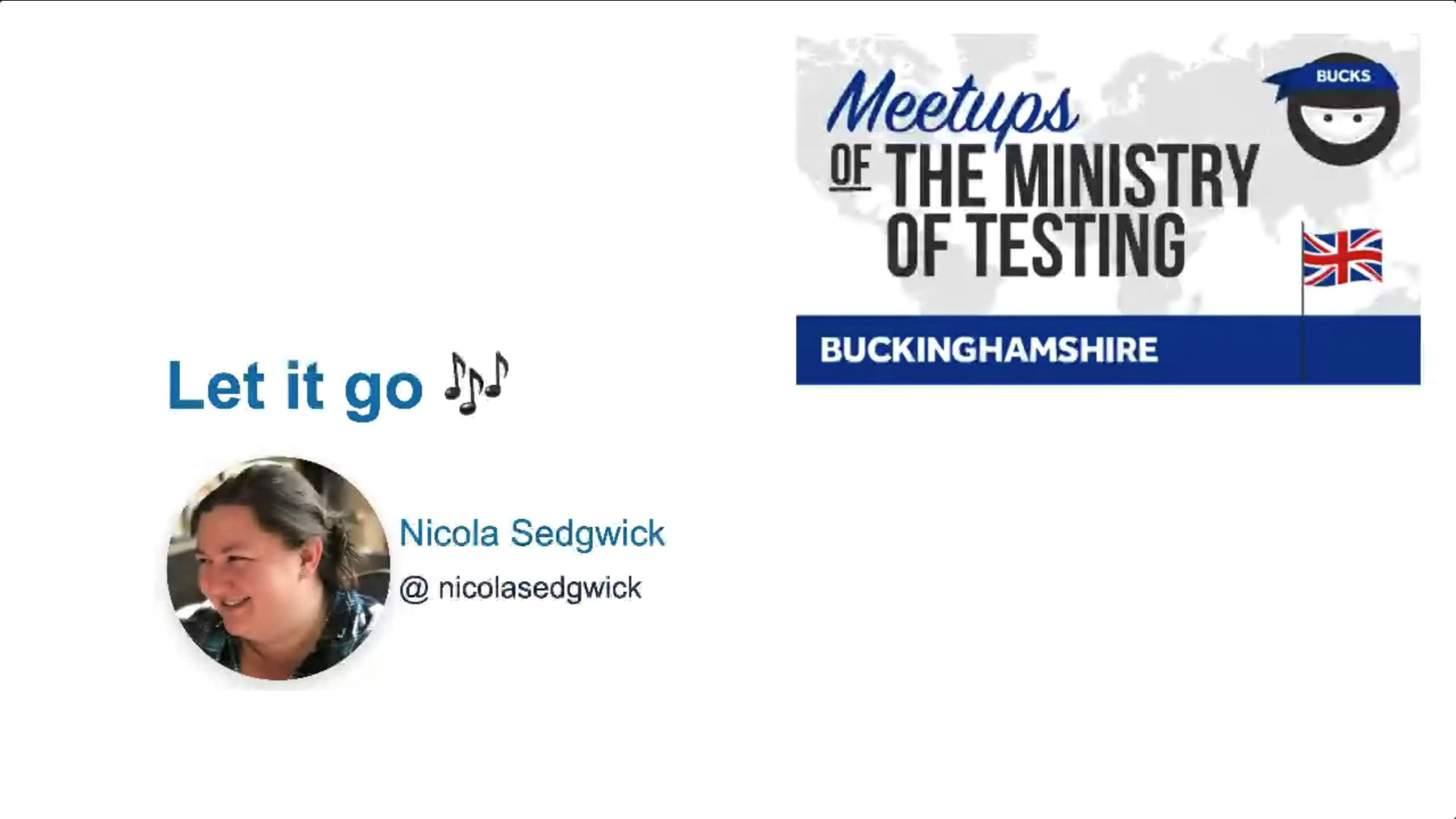 Let It Go: Knowing when (and how) to let go - Nicola Sedgwick