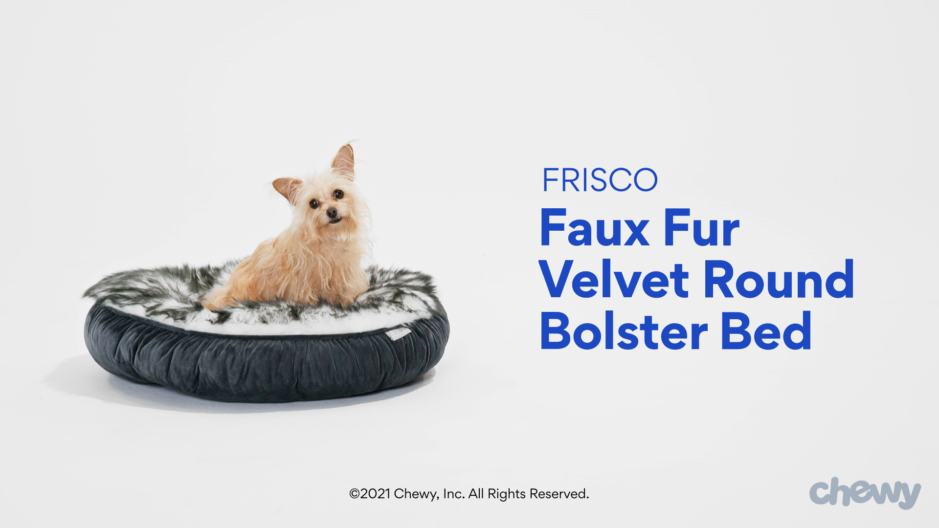 Frisco round clearance bolster pet bed