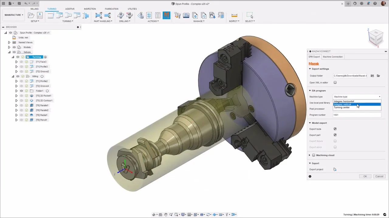 Fusion 360 と Mazak | Fusion 360