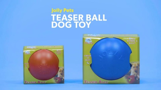 Jolly Pets Teaser Ball Dog Toy Blue