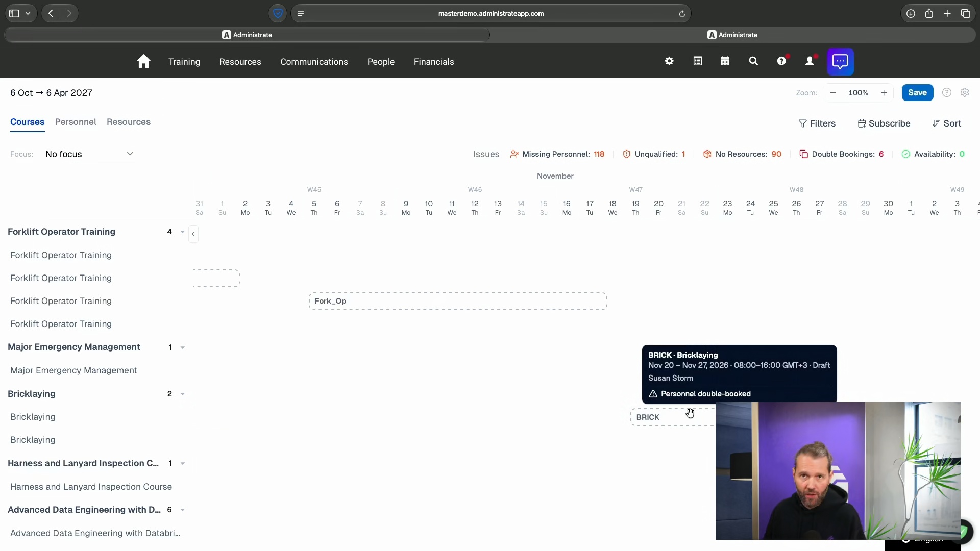 Calendar Demo