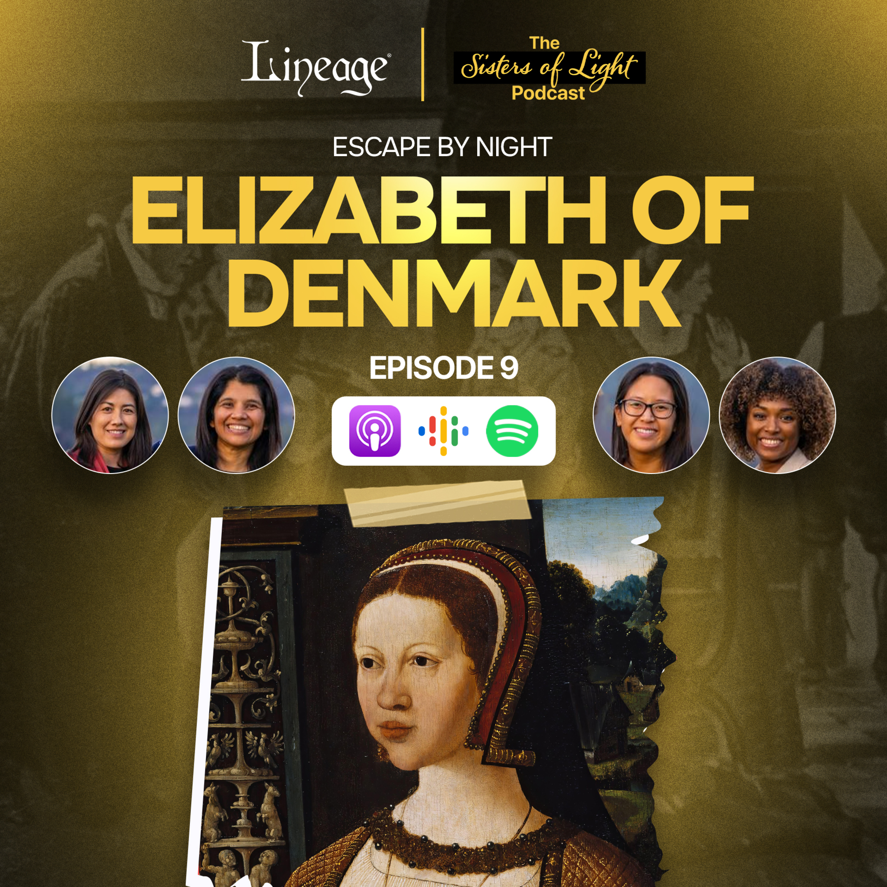 Elizabeth of Denmark | Sisters of Light Podcast episode artwork