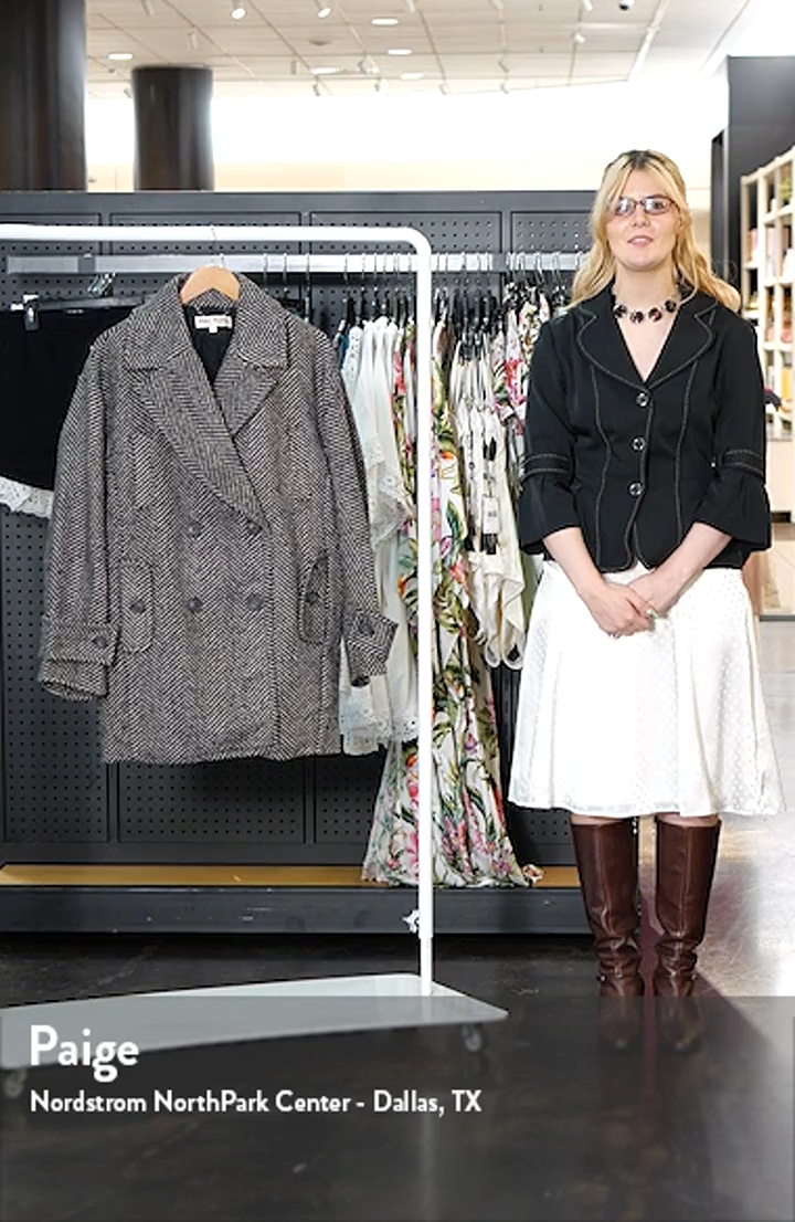 Ari Herringbone Peacoat