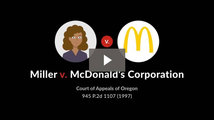 Miller v. McDonald's Corp.
