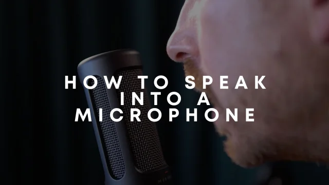how to speak into a microphone PRO X beyerdynamic