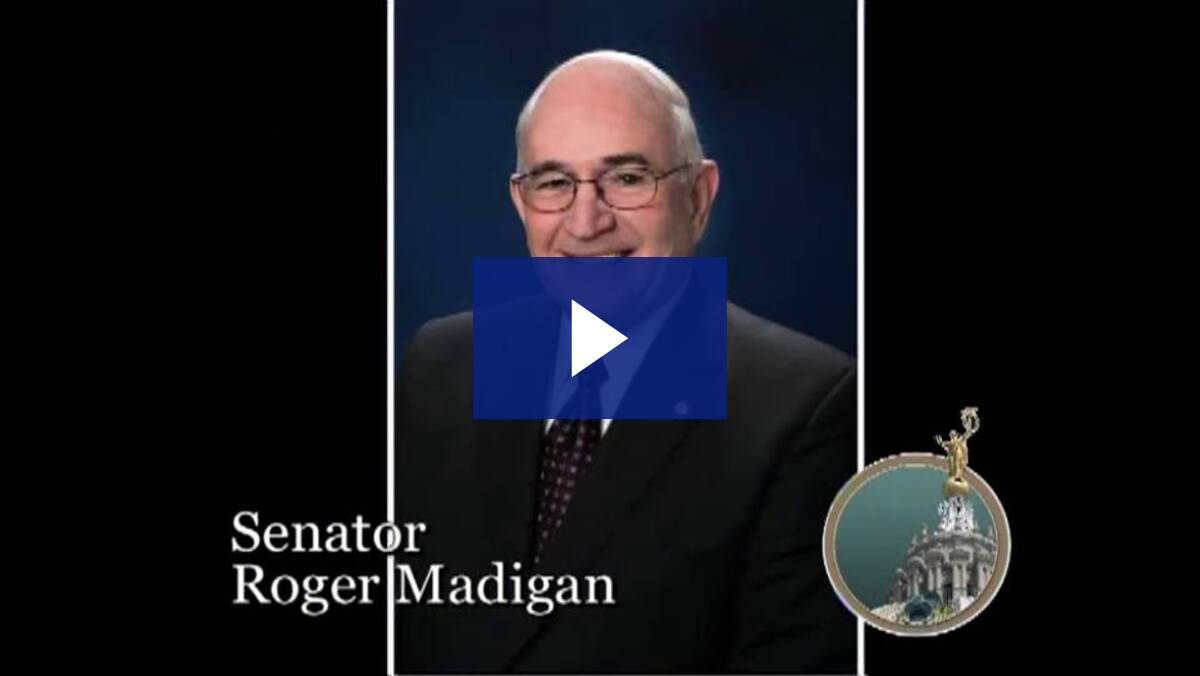 November 2008 - Tribute to Senator Roger Madigan