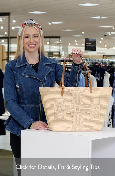 Tory Burch Large Ella Structure Straw Tote | Nordstrom