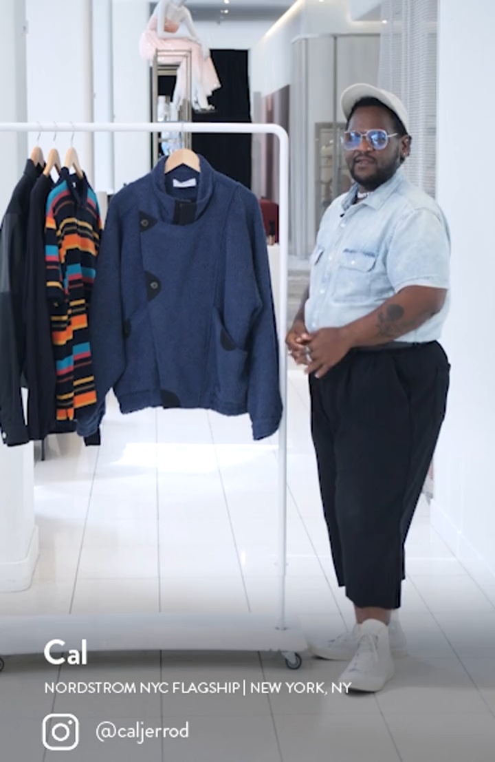 KIKO KOSTADINOV Maersk Asymmetric Alpaca & Wool Blend Bomber