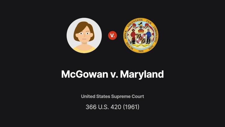 McGowan v. Maryland