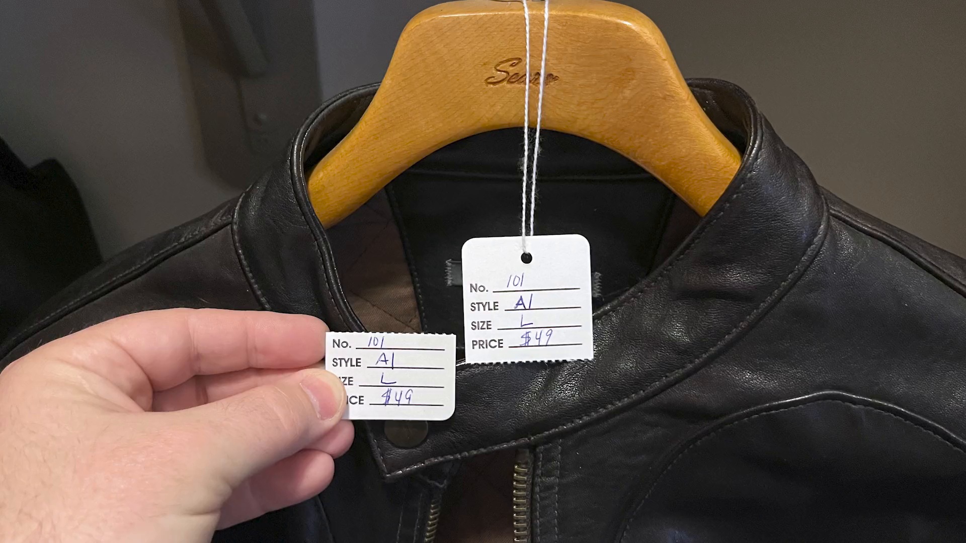 Perforated 16pt Cardstock Garment Tags