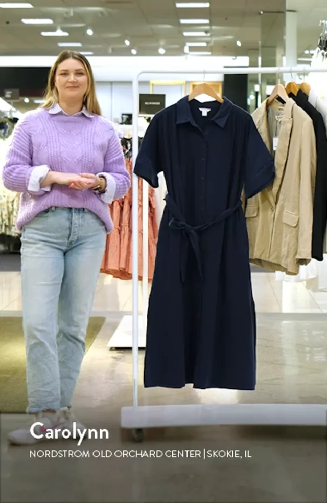 Caslon® Belted Maxi Shirtdress Nordstrom