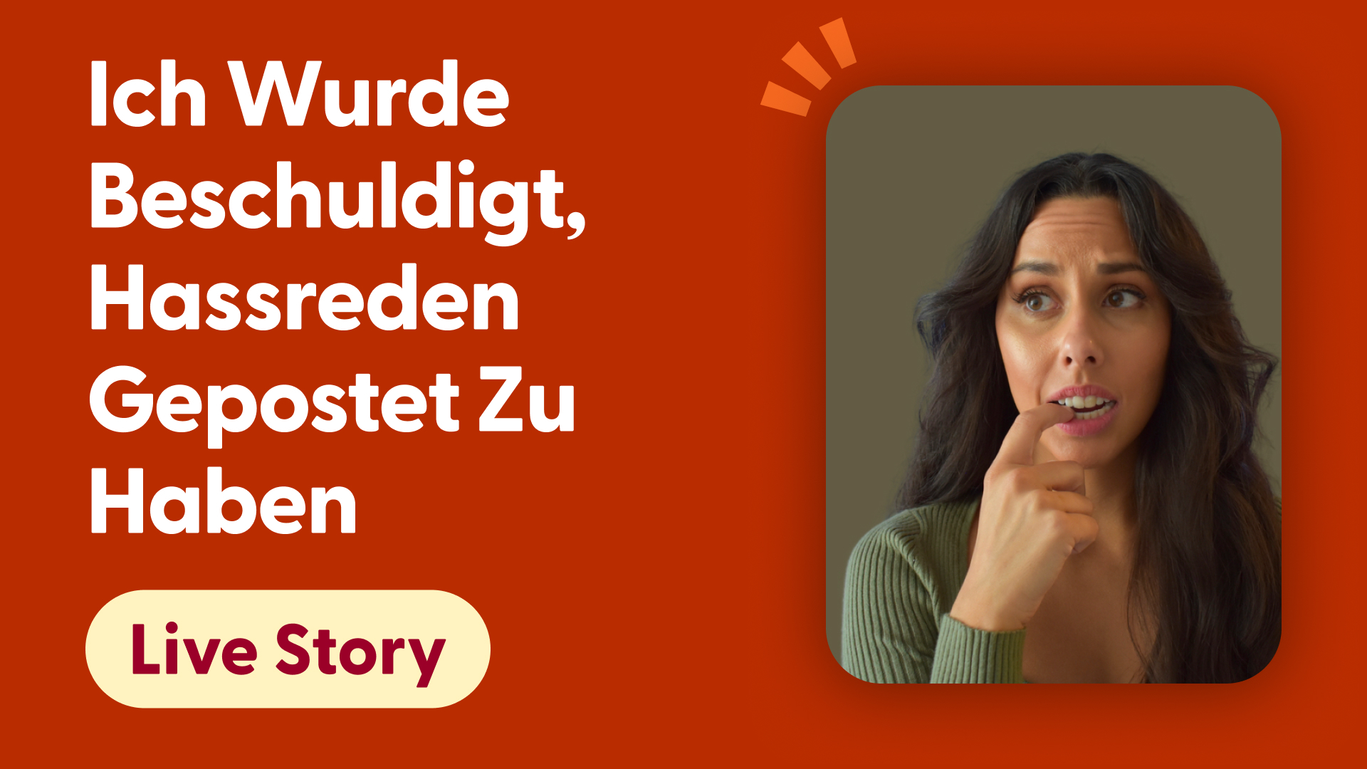 Ich wurde beschuldigt, Hassreden gepostet zu haben
