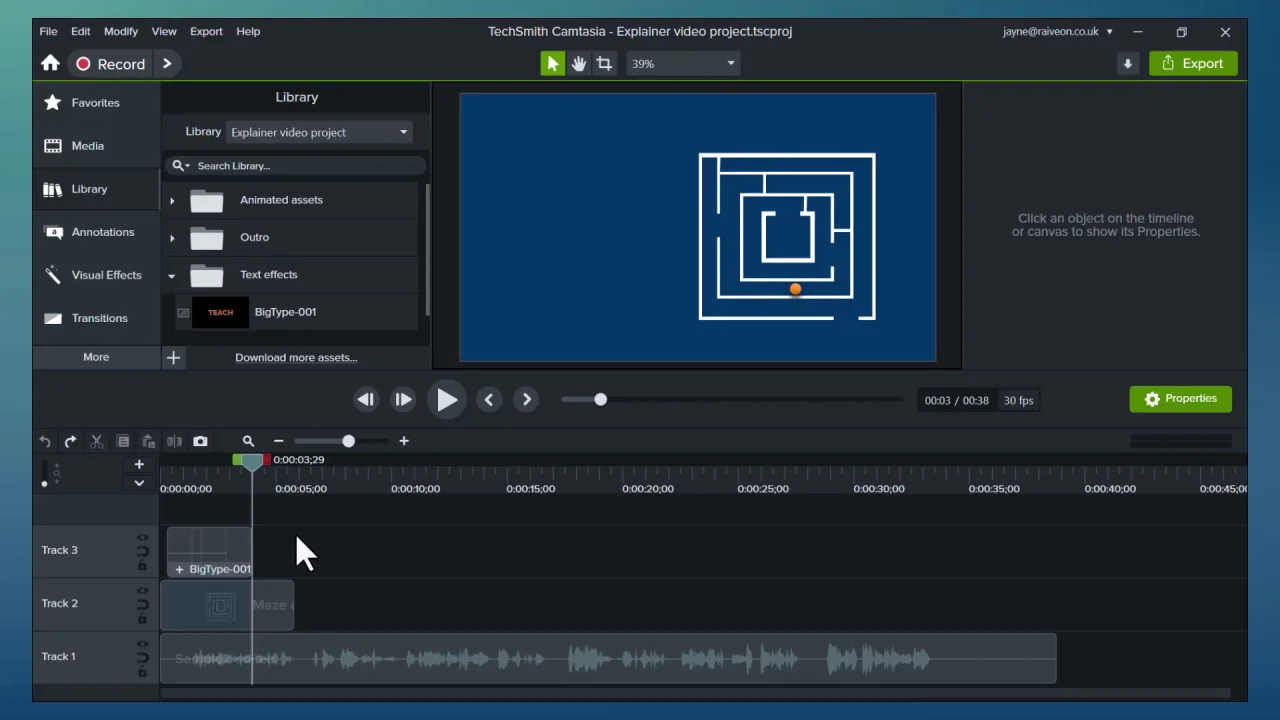 Build Your First Video, Camtasia