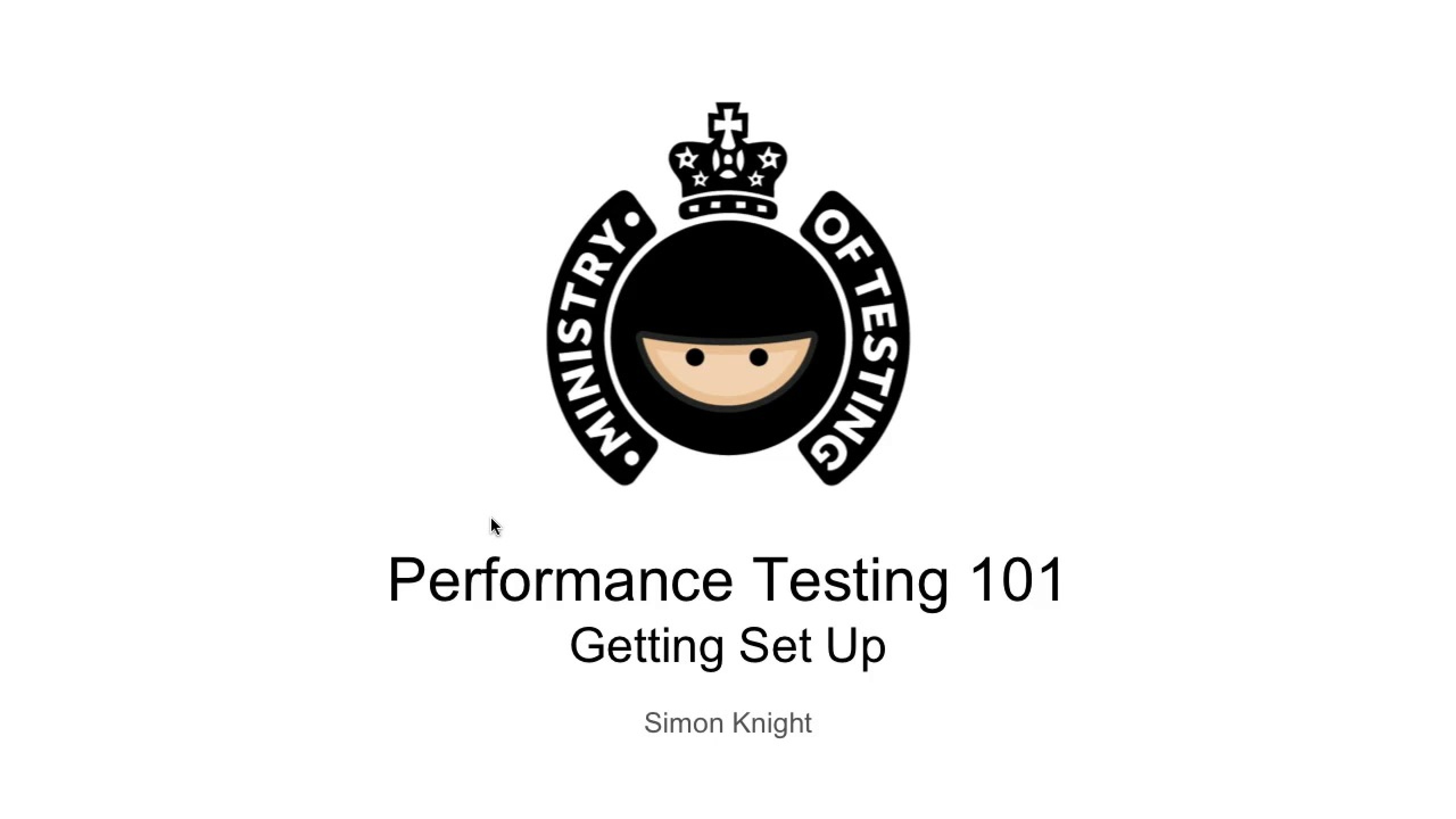Getting Setup In A JMeter Performance Testing Environment