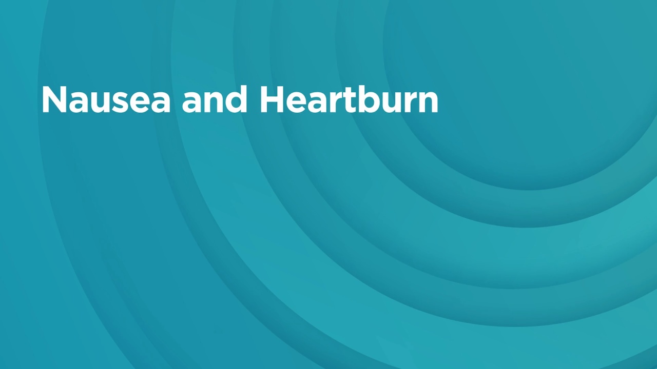 managing nausea and heartburn as a side effect of cancer treatment