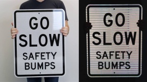 Speed Bump Signs