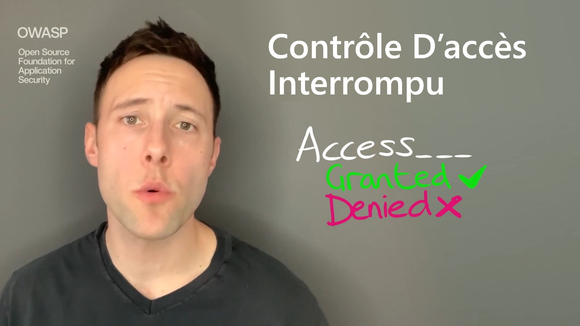 Contrôle d'accès interrompu