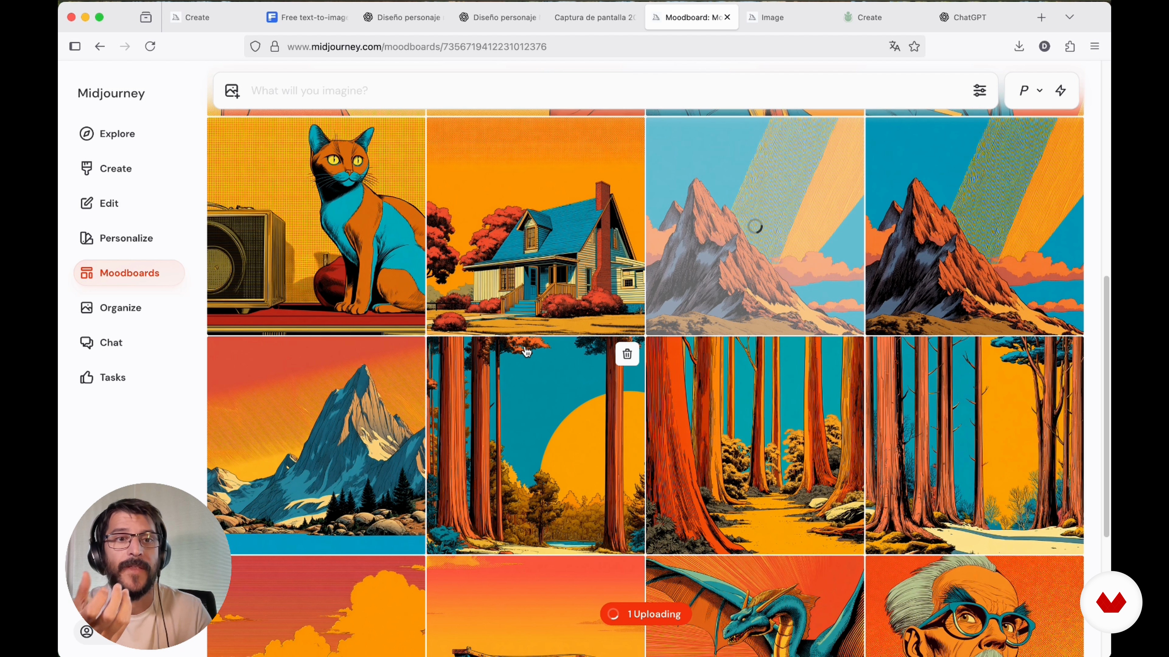 Diseño de personajes únicos con Mood Boards y Midjourney