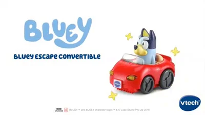 VTech Go! Go! Smart Wheels Bluey Escape Convertible | Swiss Colony