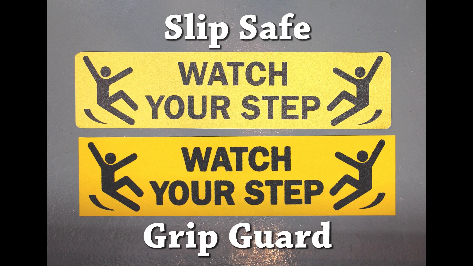 GripGuard and SlipSafe Floor Signs