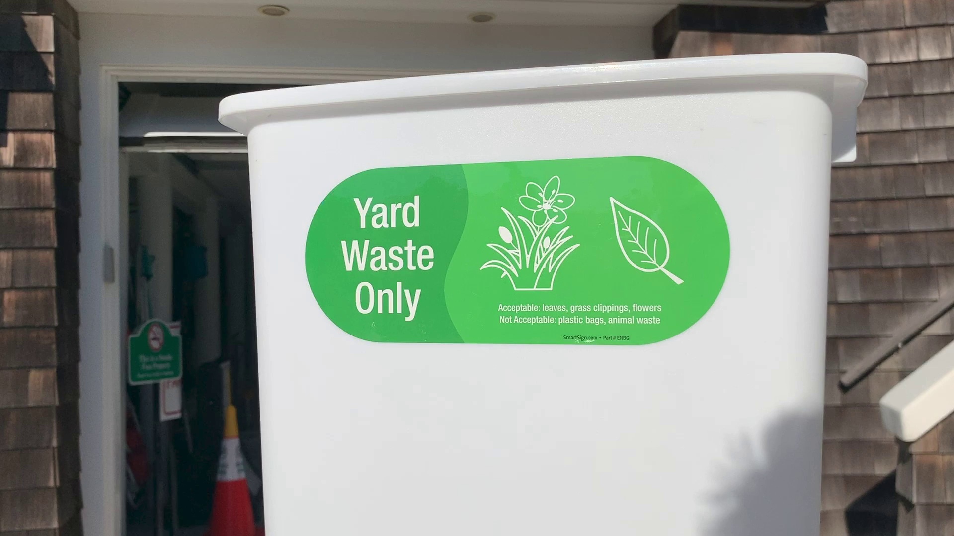 RecycleReminders Label - Yard Waste Only
