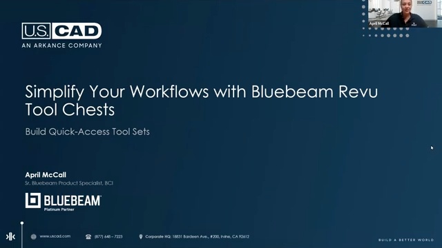 Simplify Your Workflows with Bluebeam Revu Tool Chests - U.S. CAD