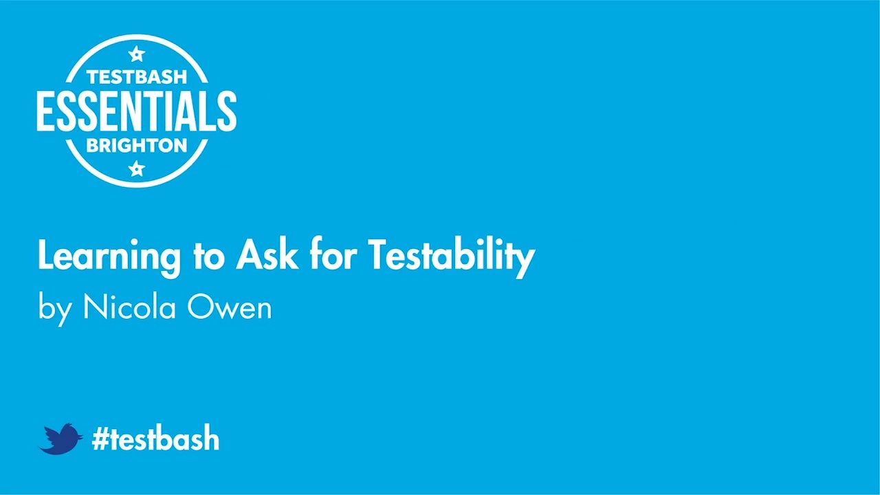 Learning to Ask for Testability - Nicola Owen image