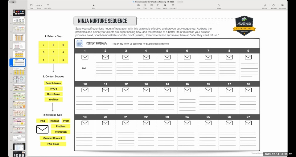 Growthworks Example Growthworks Certification: Day 3 - Growthworks Certification ...