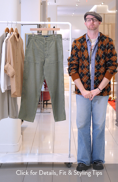 Polo Ralph Lauren Ricky Cotton Sateen Utility Pants | Nordstrom