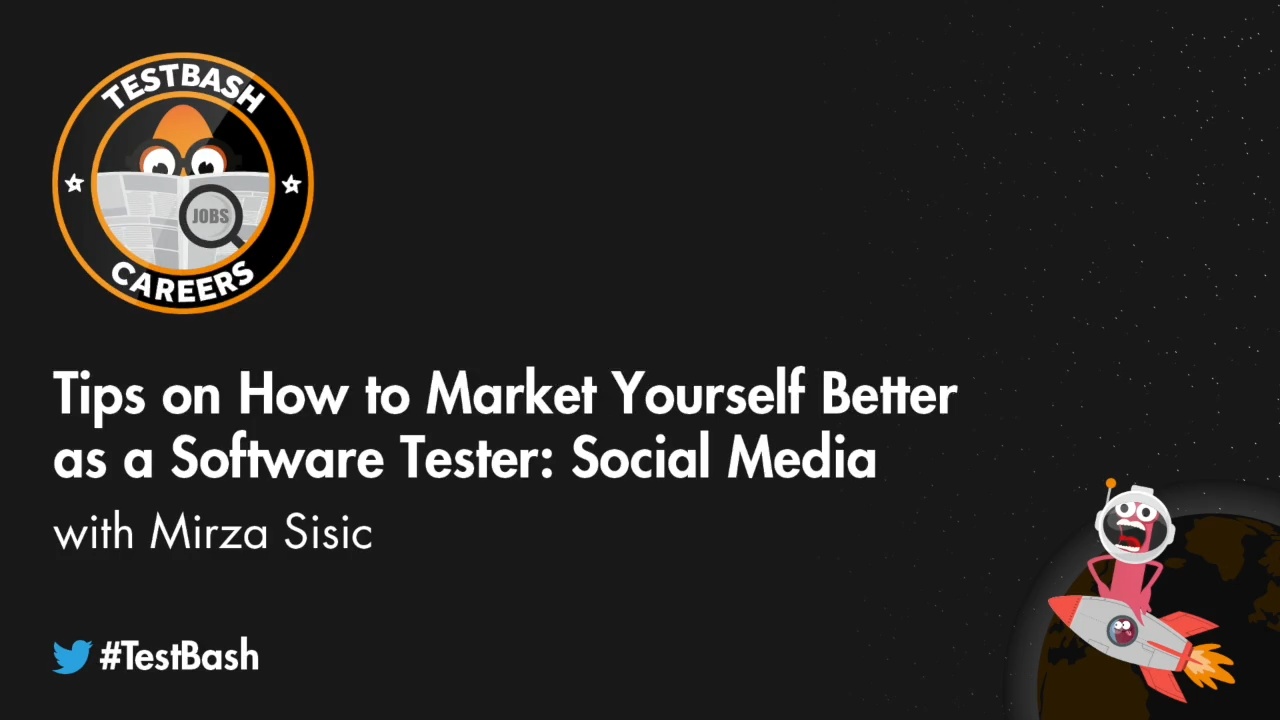 Tip on How to Market Yourself Better as a Software Tester: Social Media image