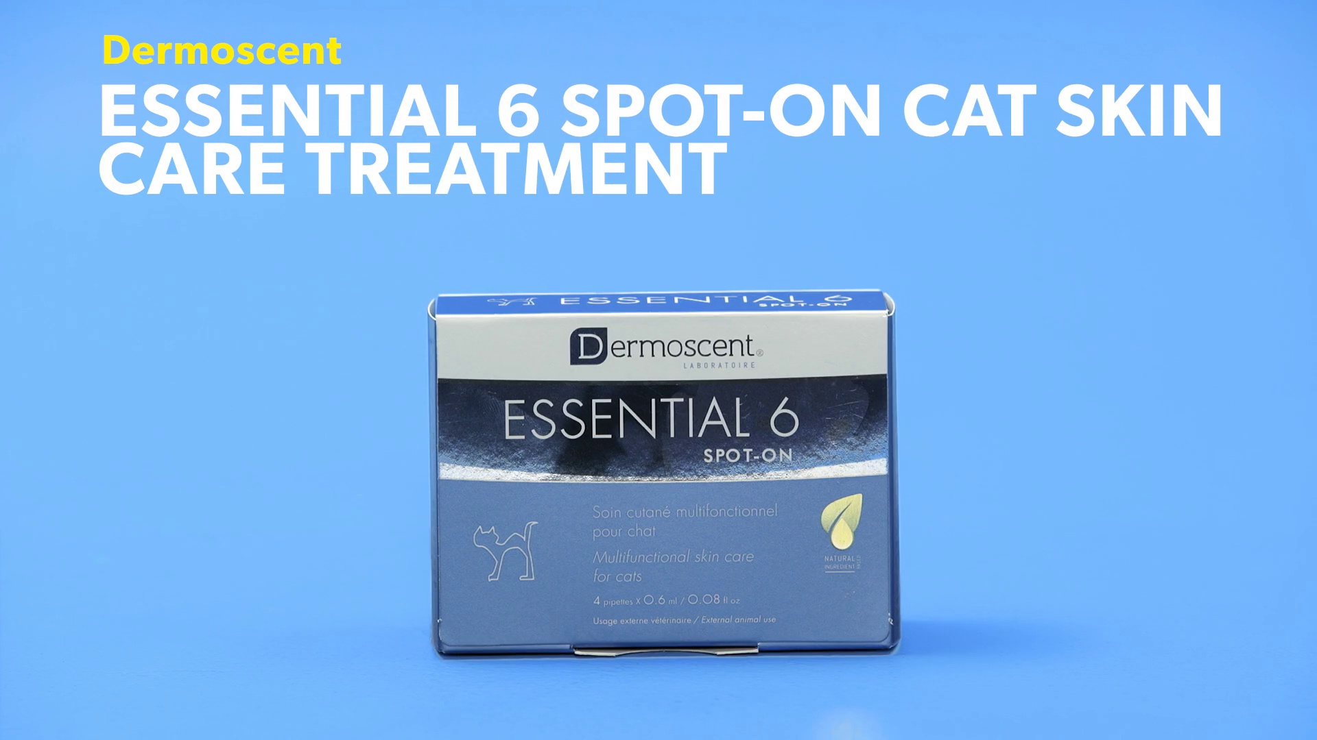 DERMOSCENT Essential 6 Spot On Cat Skin Care Treatment 4 count Chewy