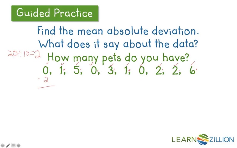 Does absolute what deviation mean What is