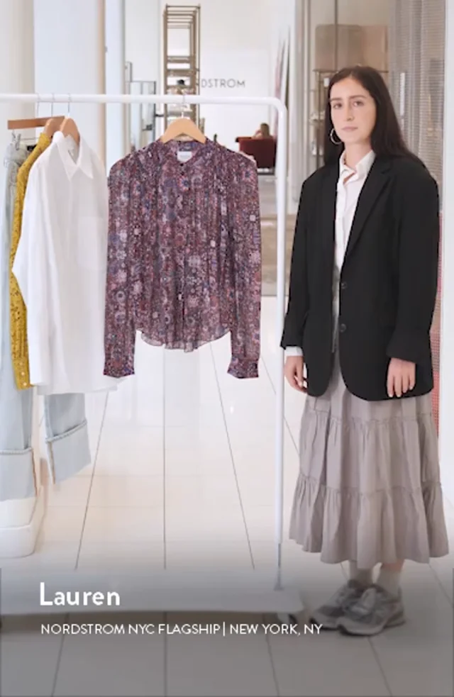 Isabel Marant Étoile Noeline Long Sleeve Button-Up Shirt