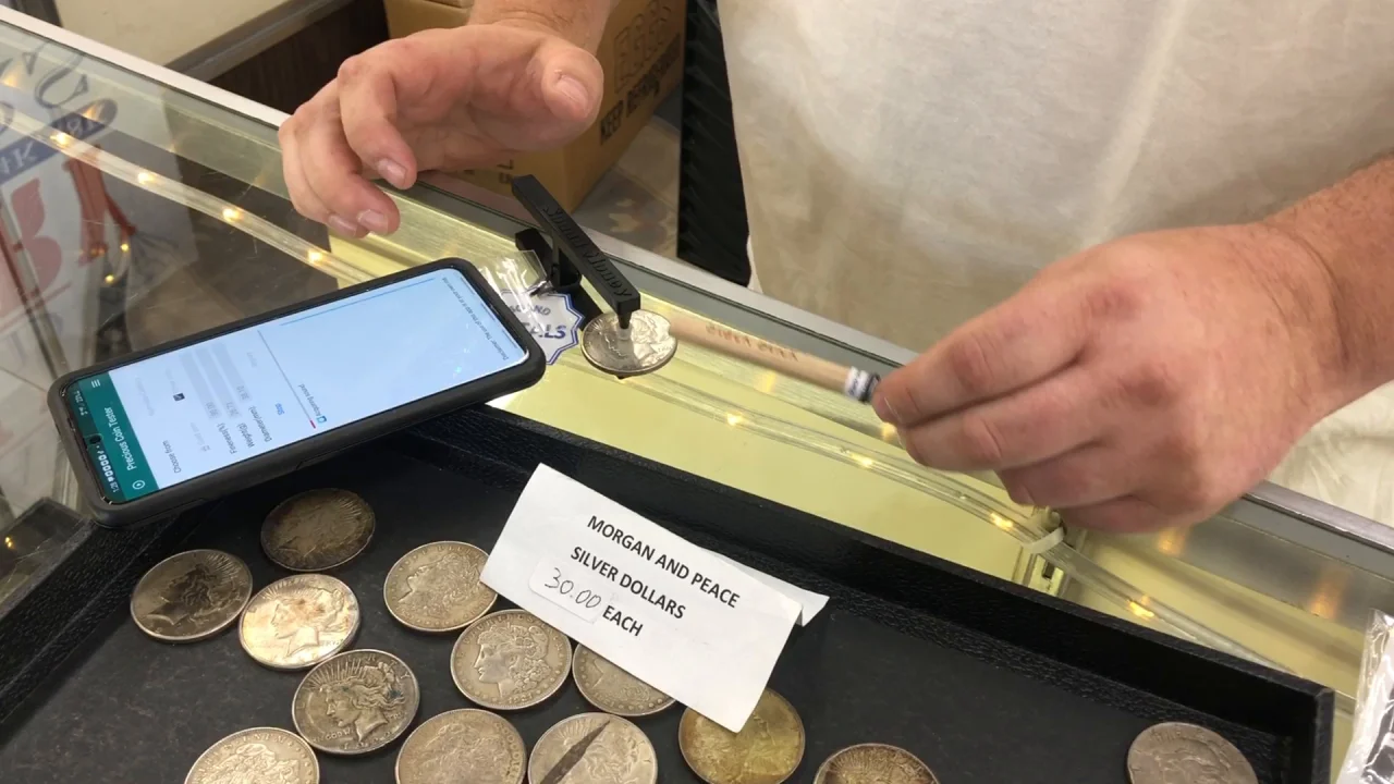 How to test a precious coin with Precious Coin Tester 